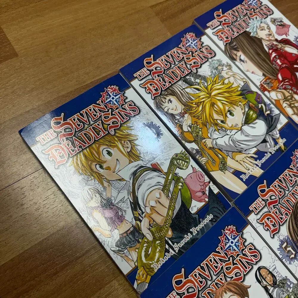 The Seven Deadly Sins Complete Manga Book Comic Box Set Vol 1 by Nakaba Suzuki